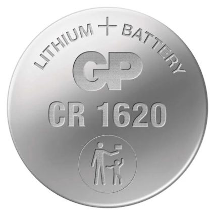 Batería de litio botón CR1620 GP LITHIUM 3V/75 mAh
