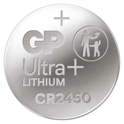 Batería de litio botón CR2450 GP LITHIUM 3V/600 mAh