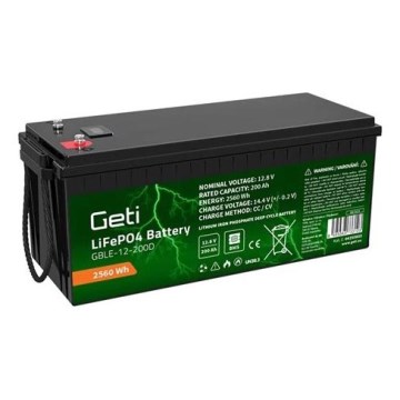 Batería LiFePO4 12,8 V / 200 Ah