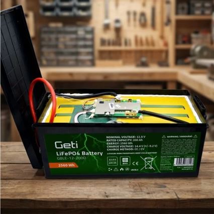 Batería LiFePO4 12,8 V / 200 Ah