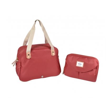 Beaba - Bolso cambiador GENEVA rojo