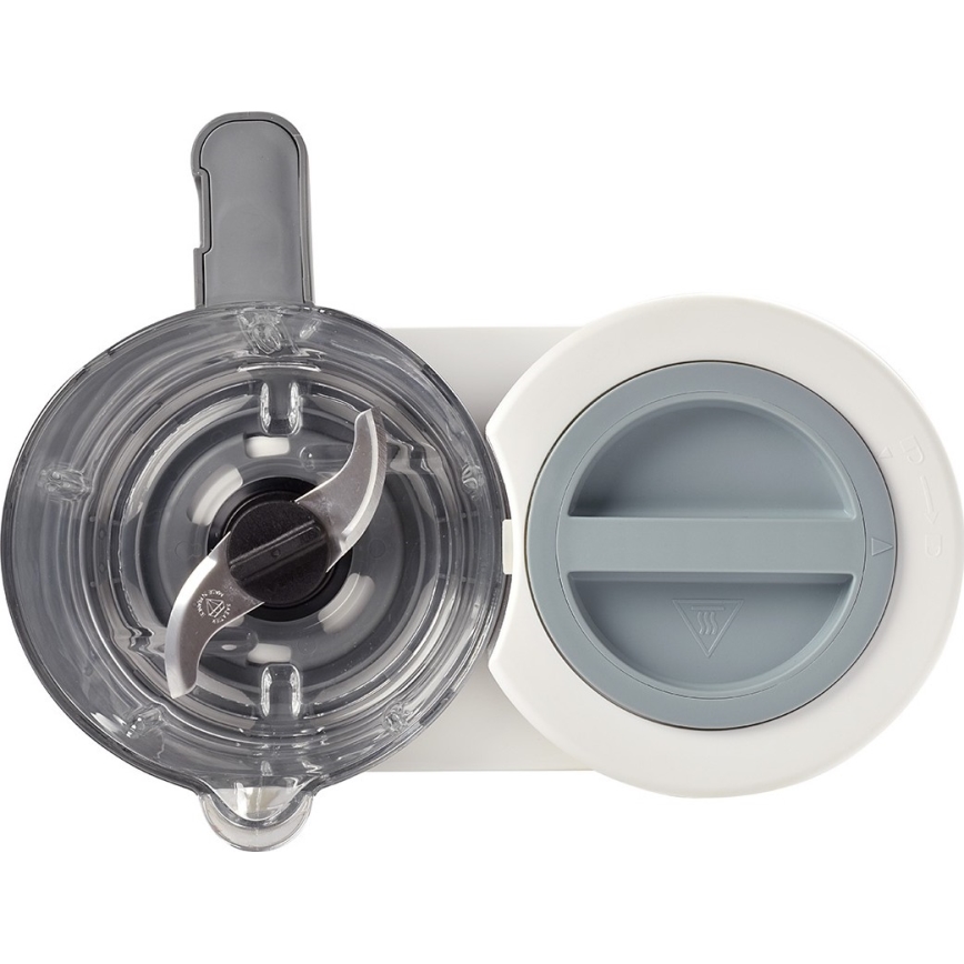 Beaba - Cocedor al vapor 2 en 1 BABYCOOK NEO blanco/gris