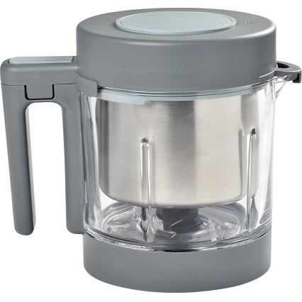 Beaba - Cocedor al vapor 2 en 1 BABYCOOK NEO blanco/gris