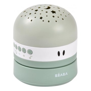 Beaba - Proyector con melodía PIXIE USB/5V 1300 mAh verde
