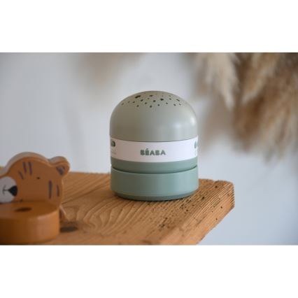 Beaba - Proyector con melodía PIXIE USB/5V 1300 mAh verde