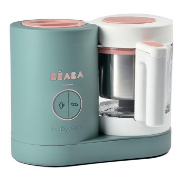 Beaba - Vaporera 2 en 1 BABYCOOK NEO verde/blanco