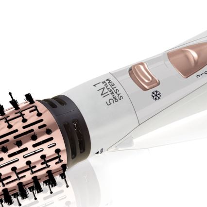 Bellissima 11726 - Cepillo de aire caliente 5 en 1 MY PRO 1000W/230V blanco/oro rosa
