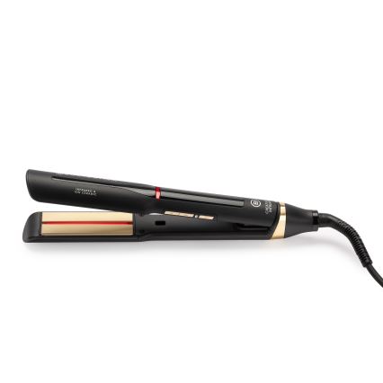Bellissima 11948 - Plancha de pelo con pantalla LCD y tecnología infrarroja 60W/230V, negra