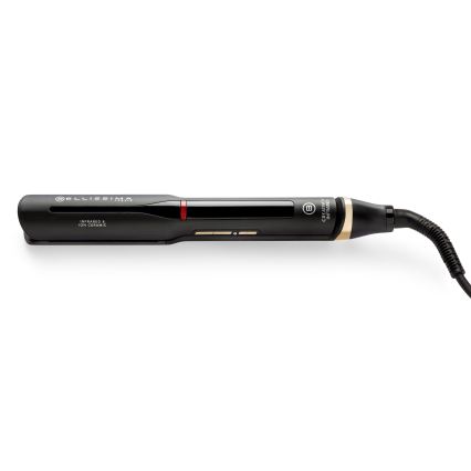 Bellissima 11948 - Plancha de pelo con pantalla LCD y tecnología infrarroja 60W/230V, negra