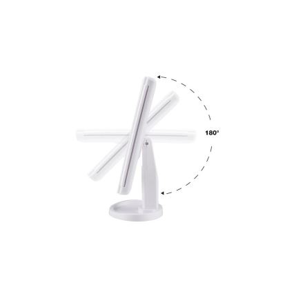 Beper - Espejo de maquillaje con iluminación LED 4xAAA/5V