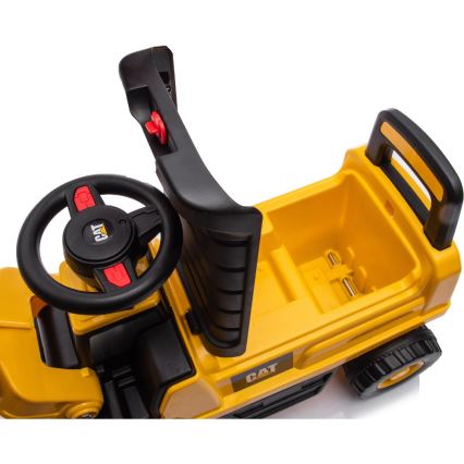Bicicleta de empuje cargador CAT 2xAA amarillo/negro