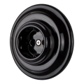 Bohemia-Design - Enchufe mural retro de porcelana con embellecedor SCHUKO 250V/16A negro