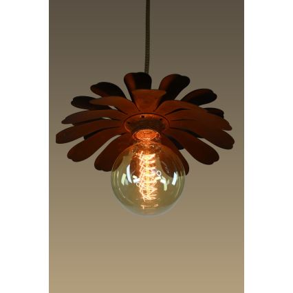 Bohemia-Design - Lámpara colgante con cable 1xE27/60W/230V acabado en bronce