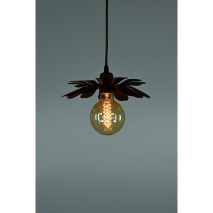 Bohemia-Design - Lámpara colgante con cable 1xE27/60W/230V acabado en bronce