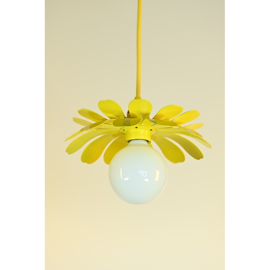 Bohemia-Design - Lámpara colgante con cable 1xE27/60W/230V amarilla