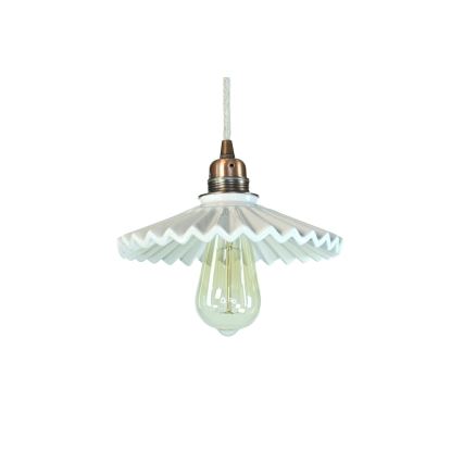 Bohemia-Design - Lámpara colgante de porcelana con cable 1xE27/60W/230V
