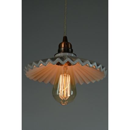 Bohemia-Design - Lámpara colgante de porcelana con cable 1xE27/60W/230V