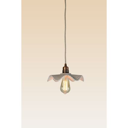 Bohemia-Design - Lámpara colgante de porcelana con cable 1xE27/60W/230V