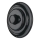 Bohemia-Design - Regulador de intensidad giratorio retro de porcelana con embellecedor 250V/10A negro