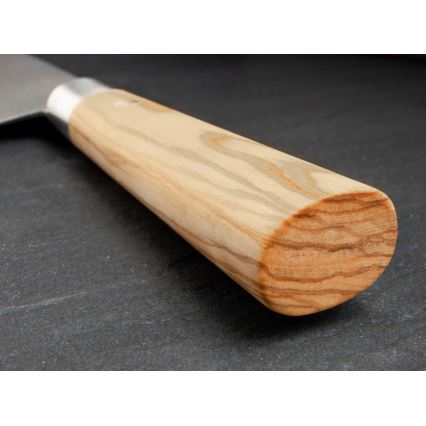Böker - Cuchillo de cocina Damasco DAMAST OLIVE 21,2 cm madera de olivo