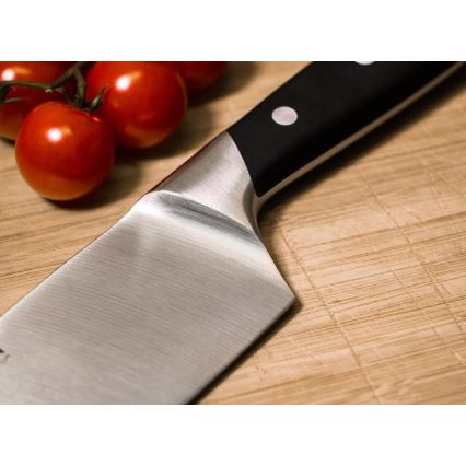 Böker - Cuchillo de cocina santoku FORGE 16 cm negro