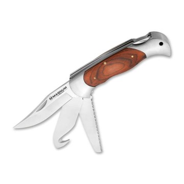 Böker - Navaja de bolsillo multifuncional Magnum Classic Hunter 20,5 cm/3 funciones