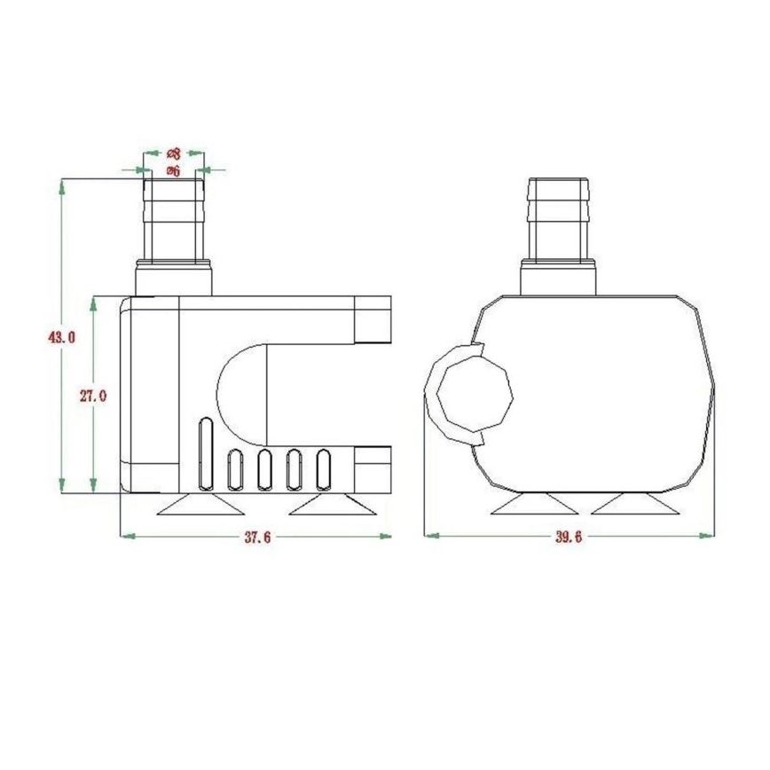 Bomba 5-12V 200l/h