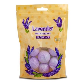 Bomba efervescente para baño PROVENCE 6 unidades lavanda