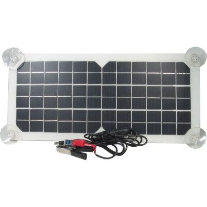 Bomba solar con panel fotovoltaico y conexión USB, 900 l/h, 20 W