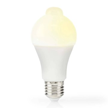 Bombilla LED A60 con sensor de movimiento y sensor crepuscular E27/4,9W/230V 3000K