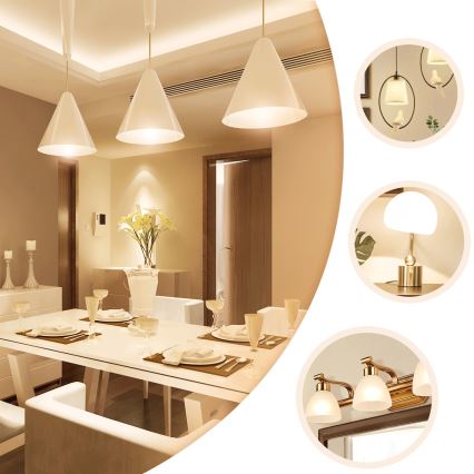 Bombilla LED A60 E27/6W/230V 330° 2700K - Aigostar