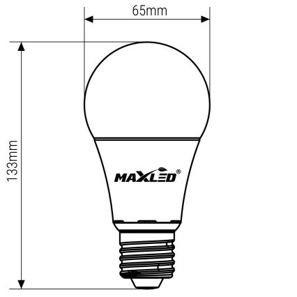 Bombilla LED A70 E27/17W/230V 3000K