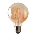 Bombilla LED CLASIC AMBER G95 E27/8W/230V 2200K - BRILAGI