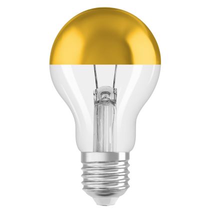 Bombilla LED con acabado espejo SUPERSTAR E27/7W/230V 2700K dorada - Osram