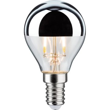 Bombilla LED con casquillo esférico espejado CROWN E14/2,6W/230V 2700K - Paulmann 28663