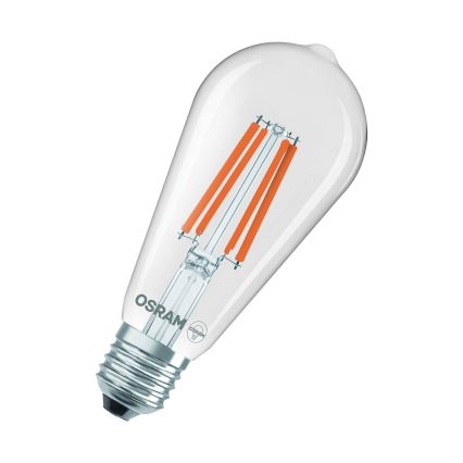 Bombilla LED de filamento clásico E27/6,5W/230V 4000K - Osram