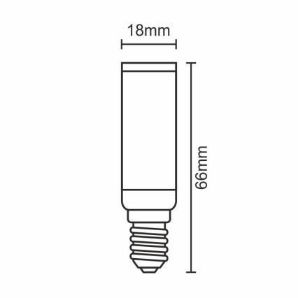 Bombilla LED E14/7W/230V 2800K