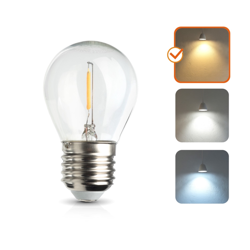 Bombilla LED E27/1,3W/230V 2700K