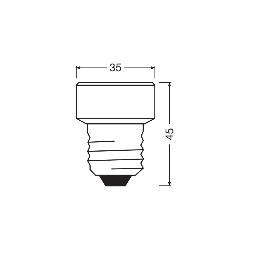 Bombilla LED E27/3,5W/230V 4000K - Osram