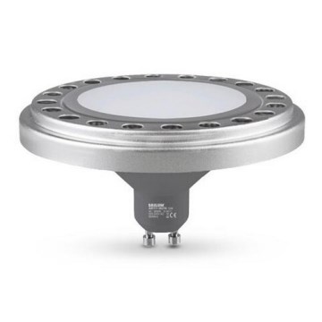 Bombilla LED ECOLINE AR111 GU10/12W/230V 4000K 120° plata - Brilagi