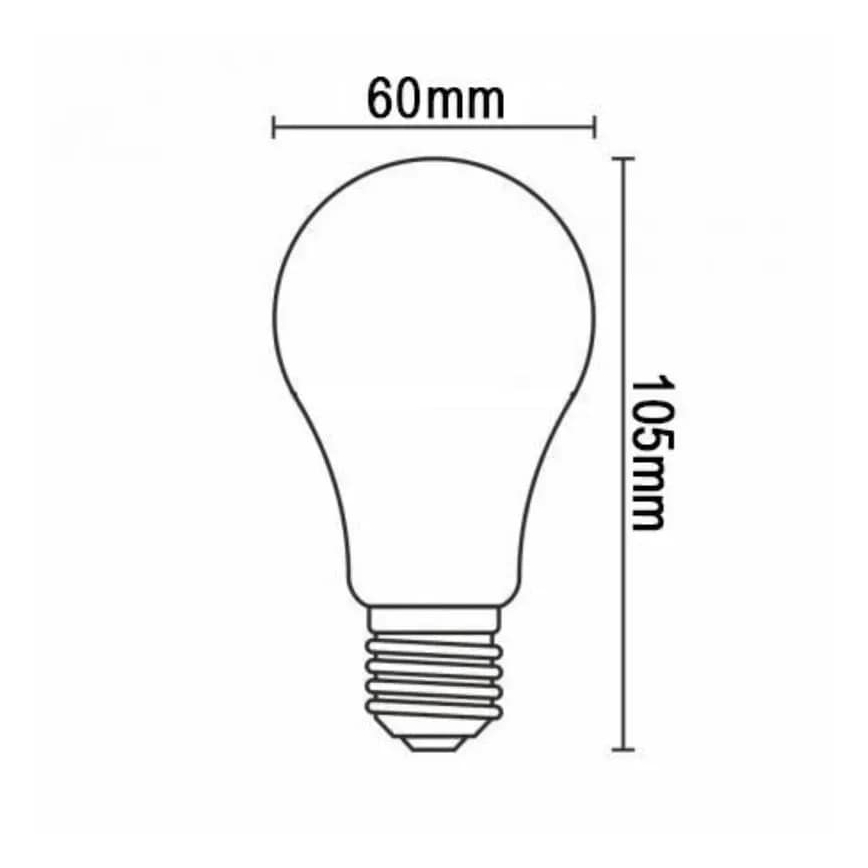 Bombilla LED WHITE FILAMENT A60 E27/9W/230V 4000K