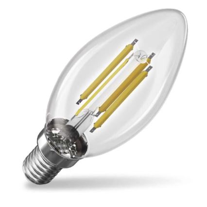 Bombilla LED FILAMENT E14/3,8W/230V 4000K Clase energética A