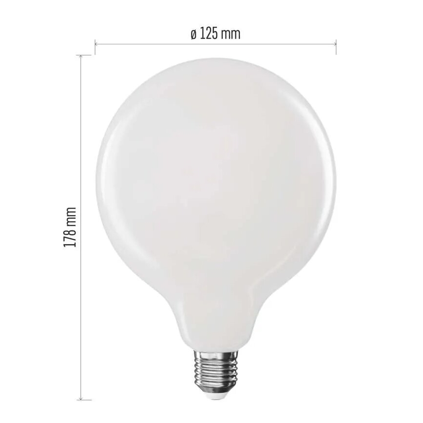 Bombilla LED FILAMENT G125 E27/18W/230V 4000K