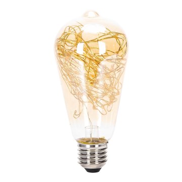 Bombilla LED FILAMENT ST64 E27/1,2W/230V 2500K - Aigostar