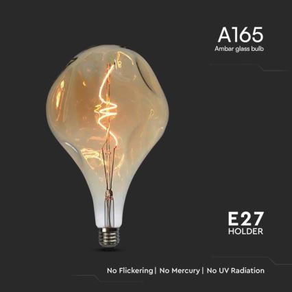 Bombilla LED Filamento A165 E27/4W/230V 1800K