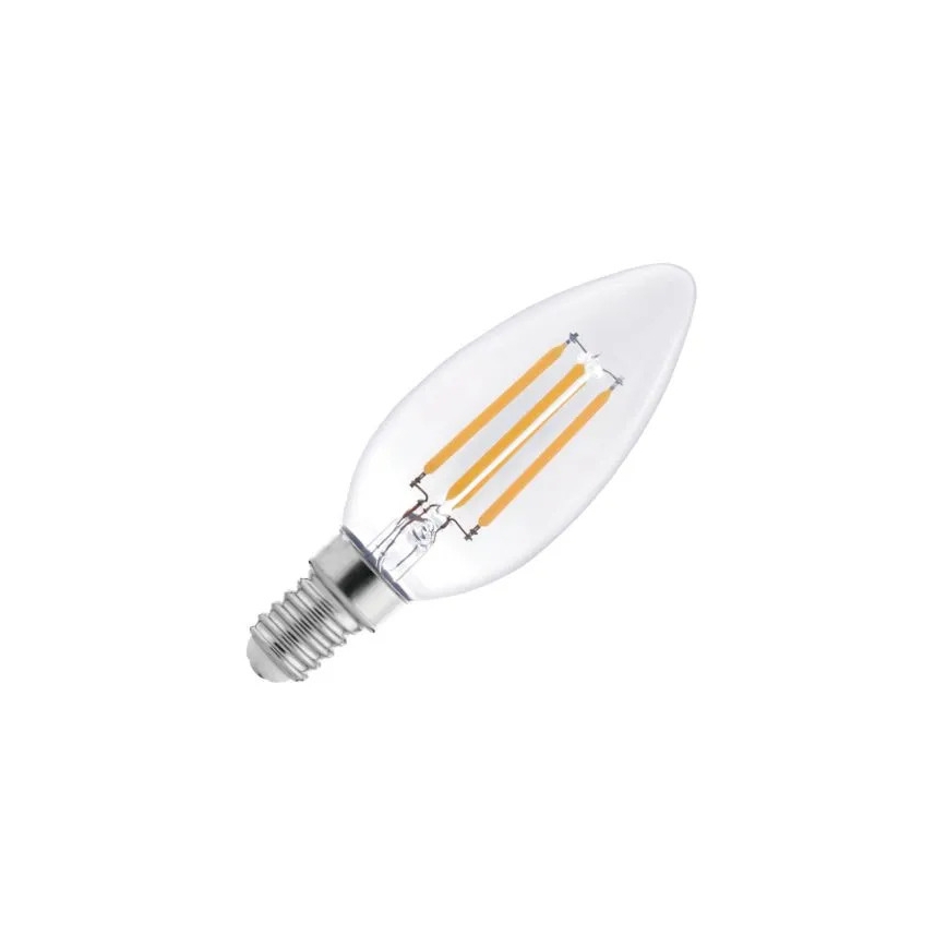 Bombilla LED FILAMENTO C37 E14/6W/230V 3000K