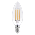 Bombilla LED Filamento C37 E14/6W/230V 4000K