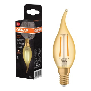 Bombilla LED Filamento Vintage E14/1,5W/230V 2400K - Osram