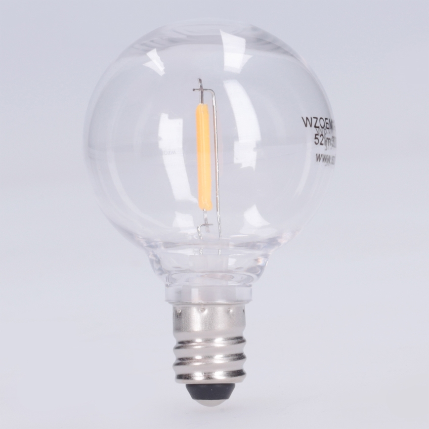 Bombilla LED G40 E12/0,6W/24V 3000K - Brilagi