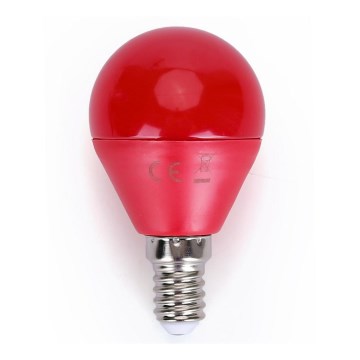 Bombilla LED G45 E14/4W/230V roja - Aigostar